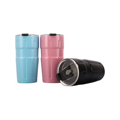 Double Wall Insulated Car Mug 12 oz 16 oz 20 oz Vacuum Tumbler Thermo Stainless Steel