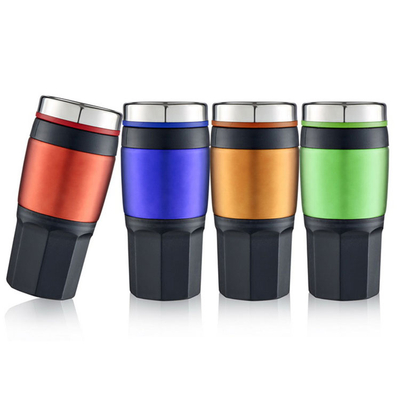 Double Wall Stainless Steel Vacuum Insulated Travel Mug With Lid