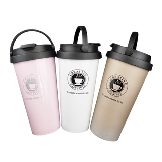 Vacuum Insulated Tumbler Wide Mouth Portable Stainless Coffee Cup Reusable